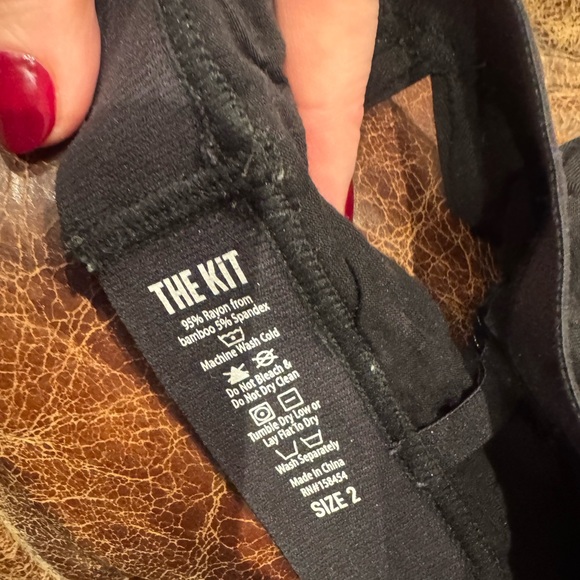 2 Black Triangle Bralettes by The Kit - Picture 2 of 3